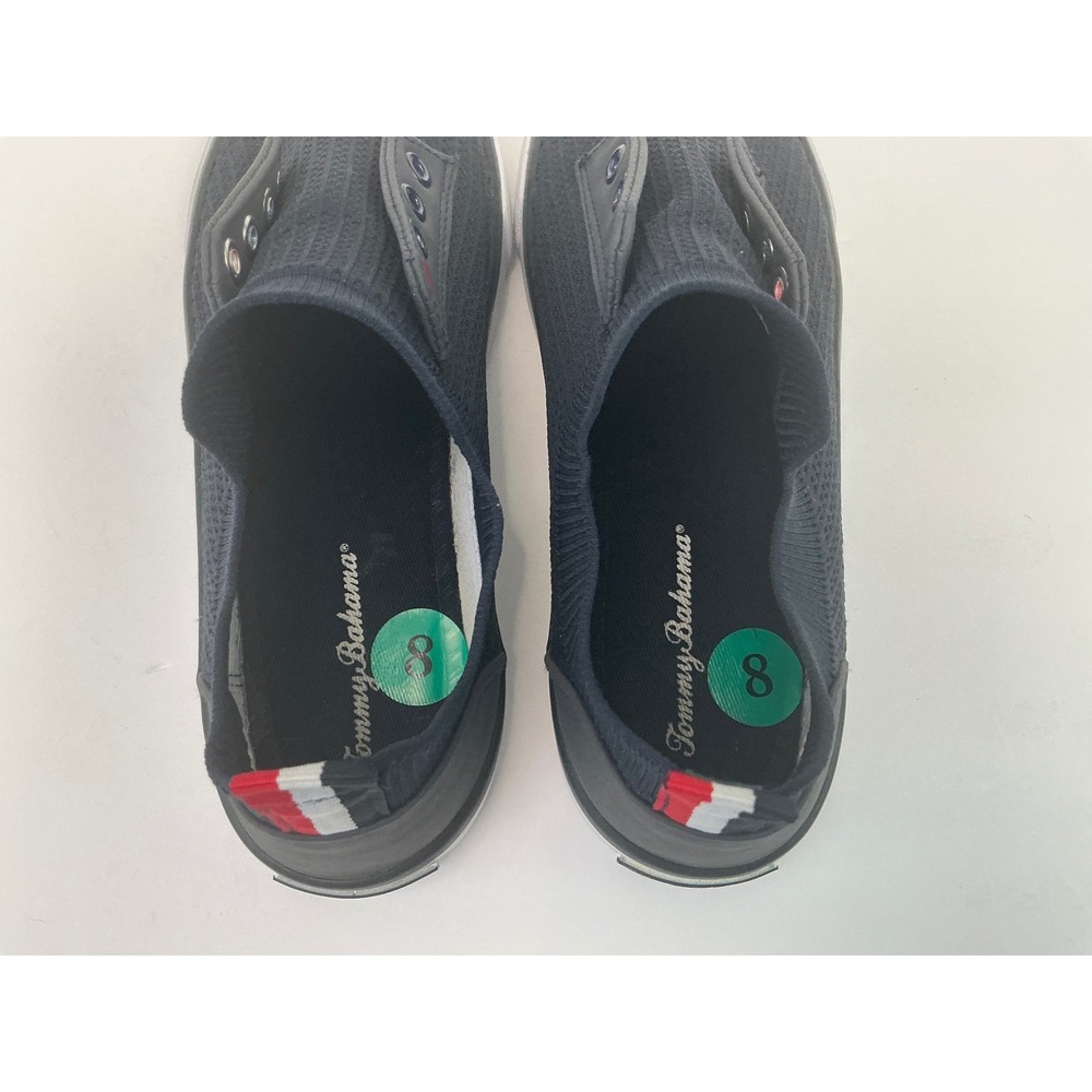 Tommy Bahama Mens Navy Slip On Sneakers Casual Comfort Size 8 - Picture 4 of 5